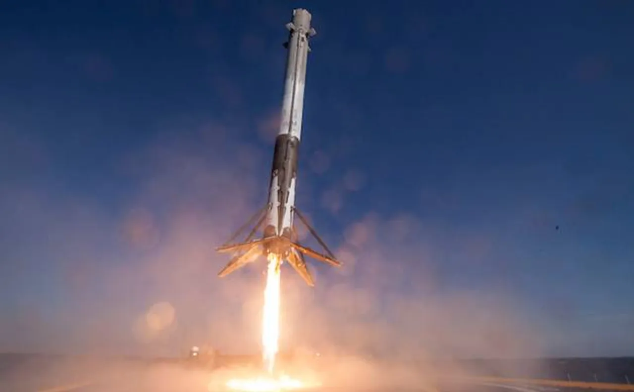 SpaceX launches 10 communication satellites on board its Falcon 9 rocket from California air base