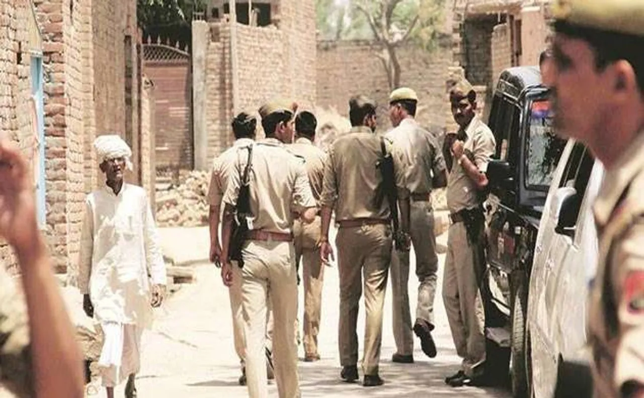 Haryana: Tension mounts as flags inscribed with '786' put up in temple