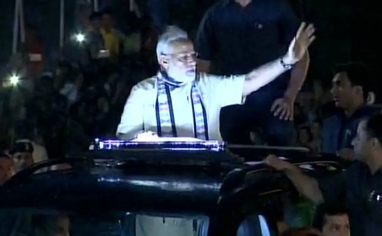 PM's 13th visit in 3 years: BJP begins its Mission Gujarat with Modi's mega road show in Rajkot