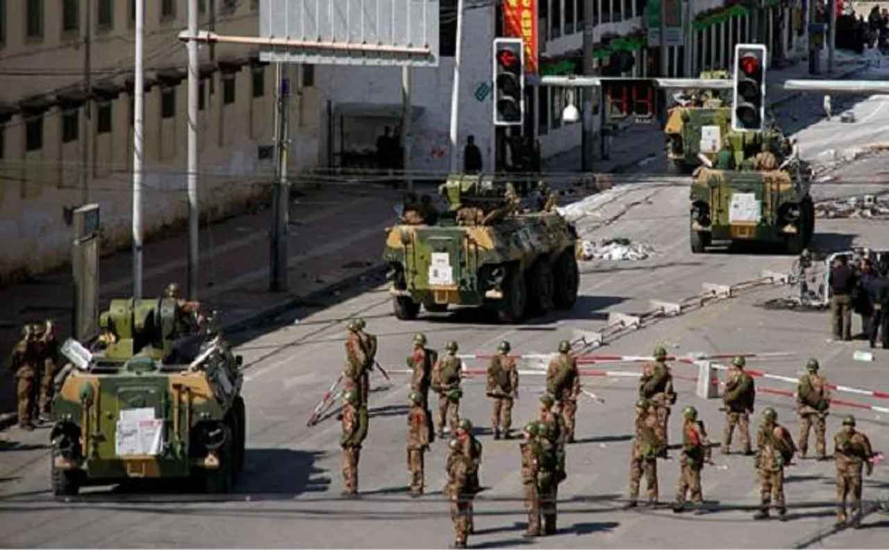 Amid Sikkim standoff, Chinese Army tests battle tank in Tibet near Indian border
