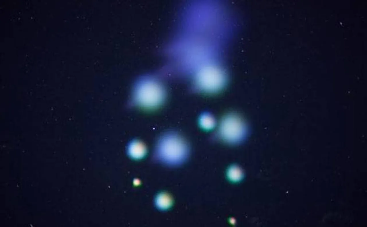 NASA sounding rocket launched, creates colourful artificial clouds across US skies