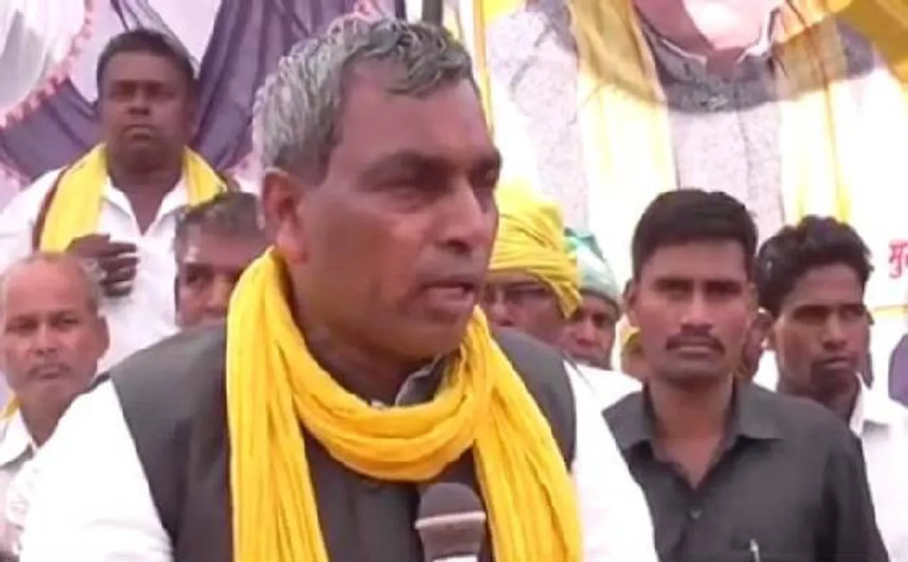 UP minister Om Prakash Rajbhar suspends holding dharna after meeting CM Adityanath