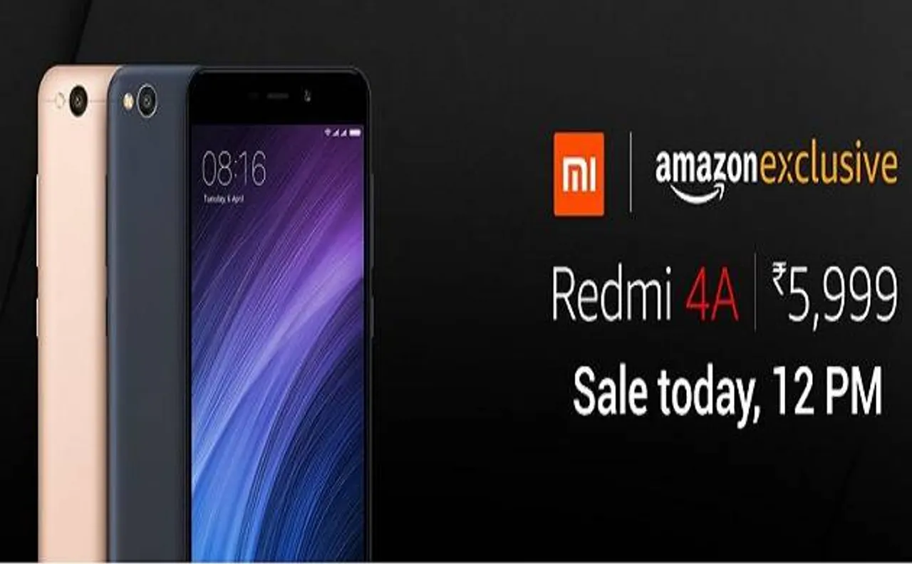 Xiaomi Redmi 4A sale starts on Amazon, know price, features and specifications here