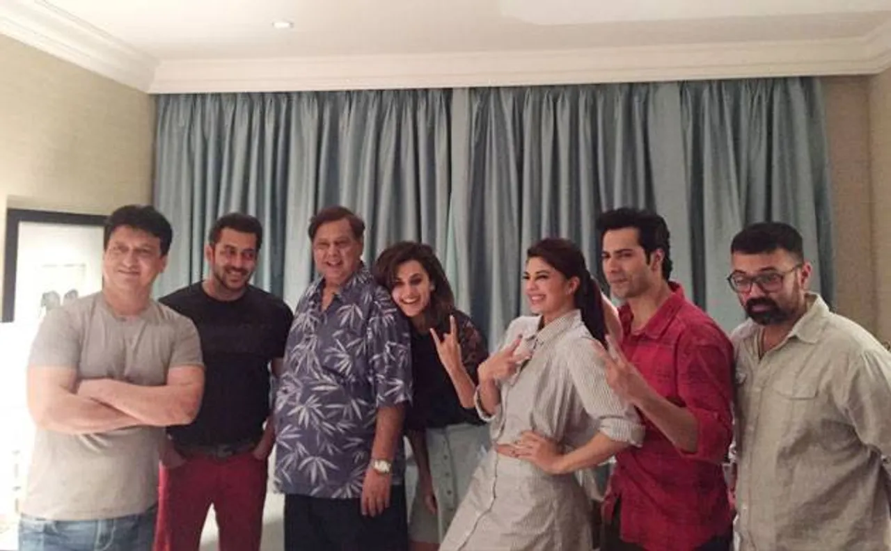 'Judwaa 2': Salman Khan begins shooting for Varun Dhawan starrer (see pics)