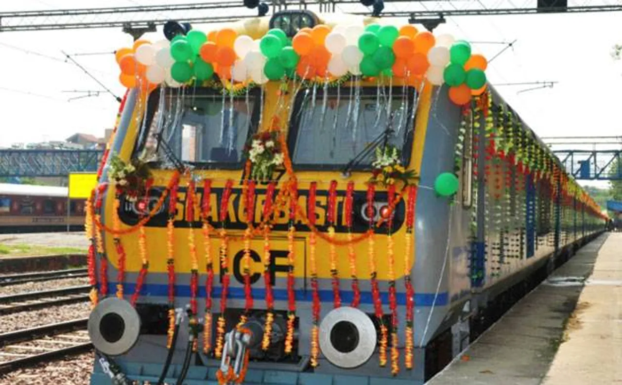 Indian Railways launches first solar-powered 'Diesel Electric Multiple Unit' train