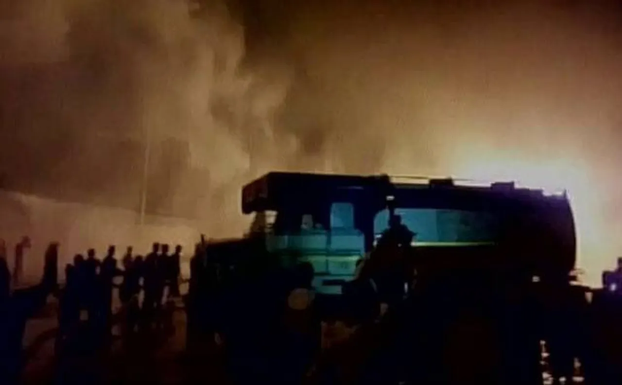 West Bengal: Fire breaks out in five oil tankers at IOCL depot in Siliguri; 10 fire tenders at spot