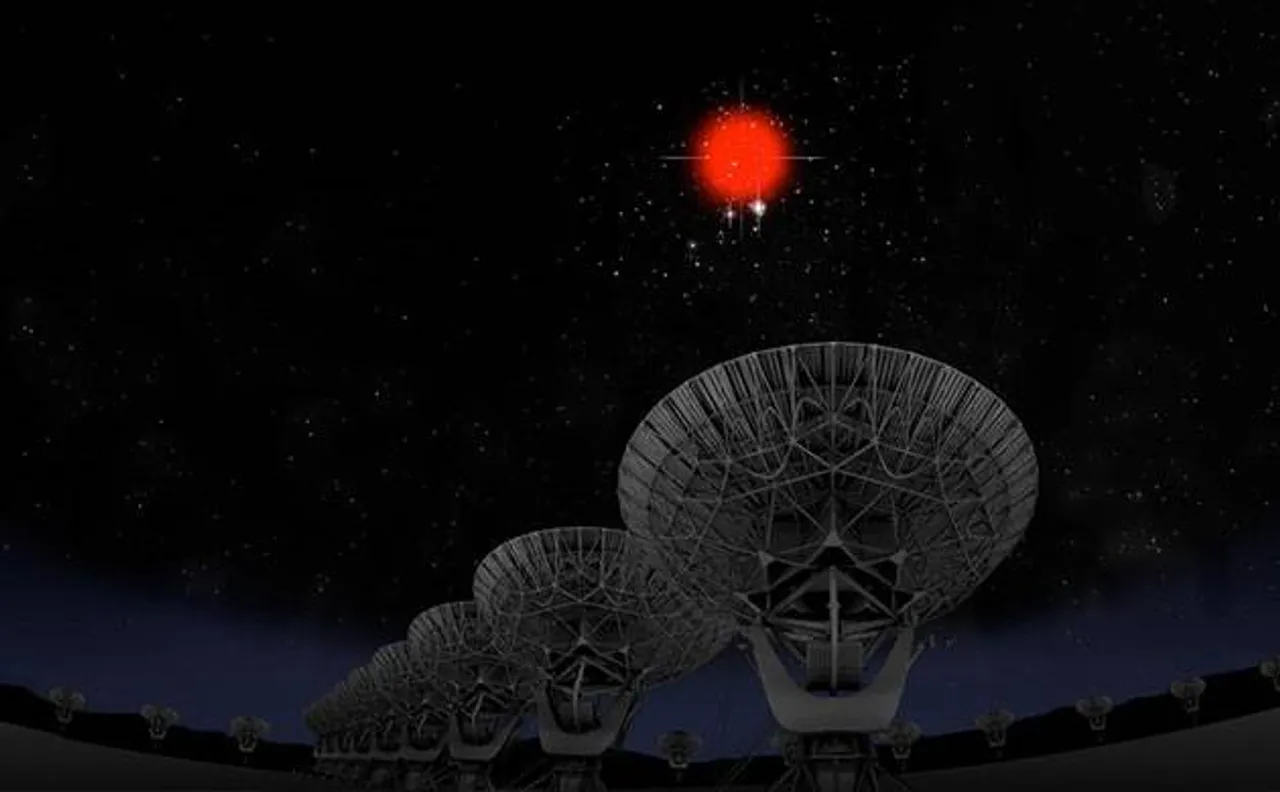 Unusual radio signals detected from Ross 128 star located about 11 light-years-away
