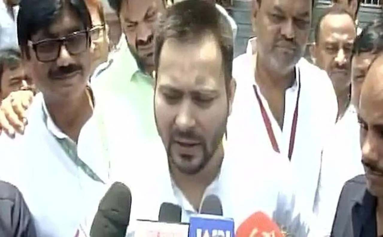 Bihar Deputy CM Tejashwi Yadav says talks of poitical crisis in Bihar is only in media