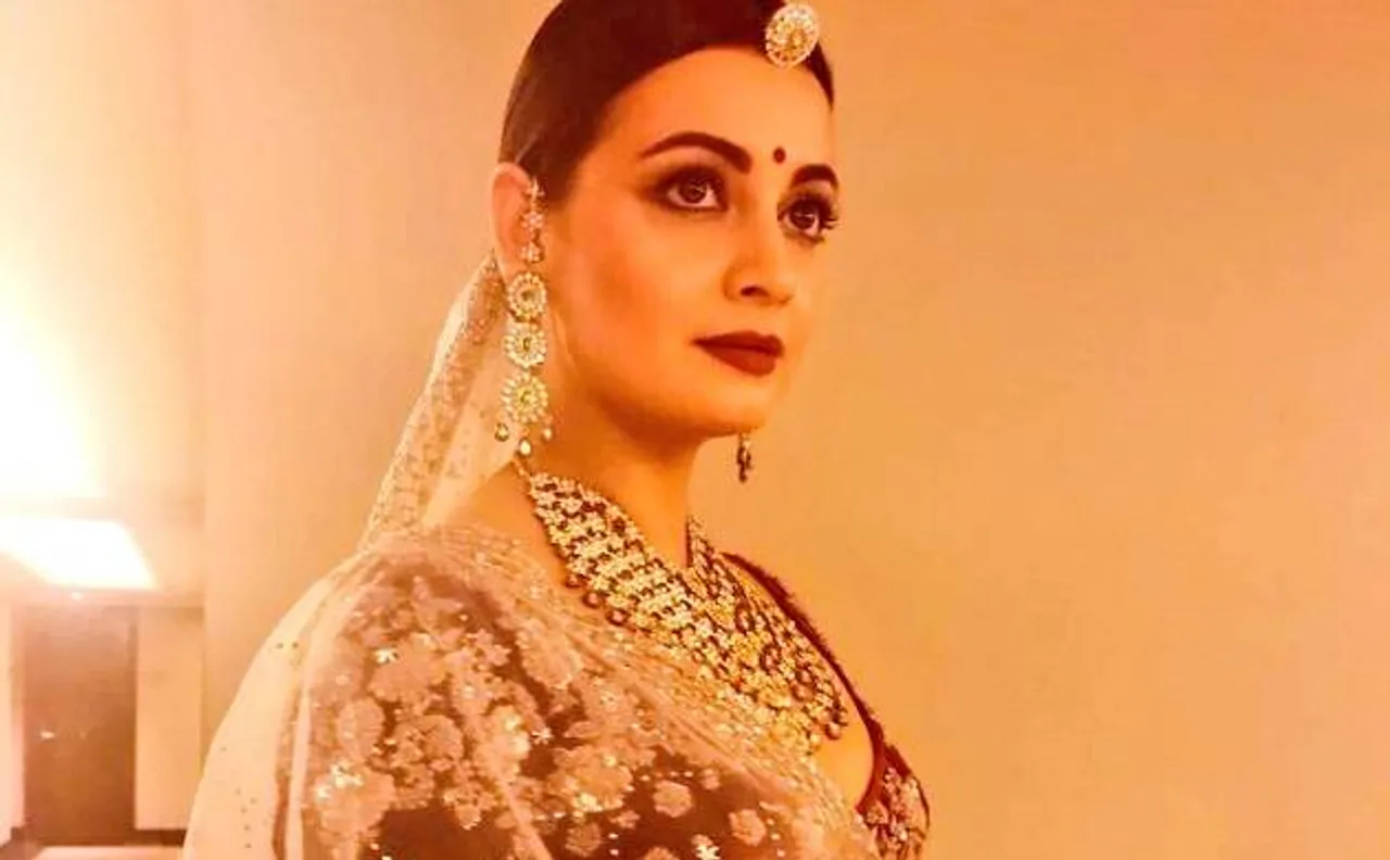 ICW 2017: Dia Mirza graces the ramp for Anju Modi on day four