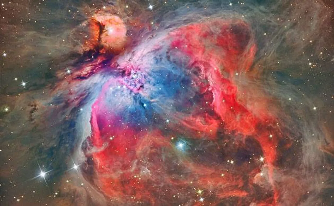 Spectacular Orion Nebula: ESO VLT Survey Telescope provides breath-taking view of vibrant cluster of stars