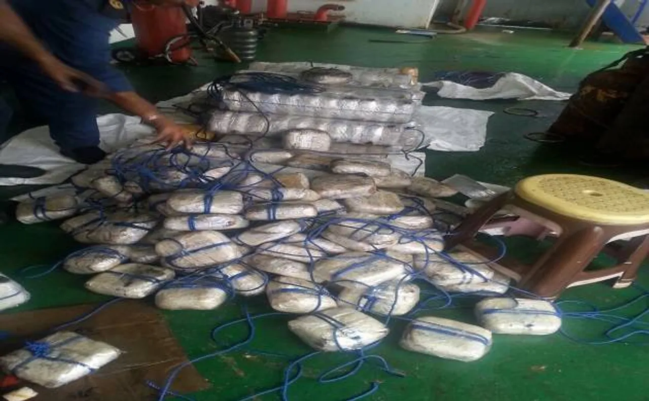 Indian Coast Guard intercept Panamanian ship carrying 1500 Kg narcotics worth Rs 3500 crore