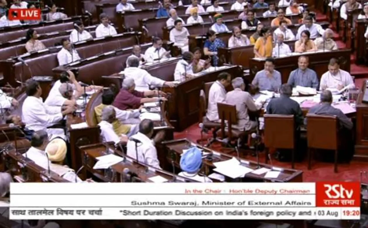 Parliament | India-China have mutual agreement on Sikkim border, but boundary not finalised: Sushma Swaraj in RS