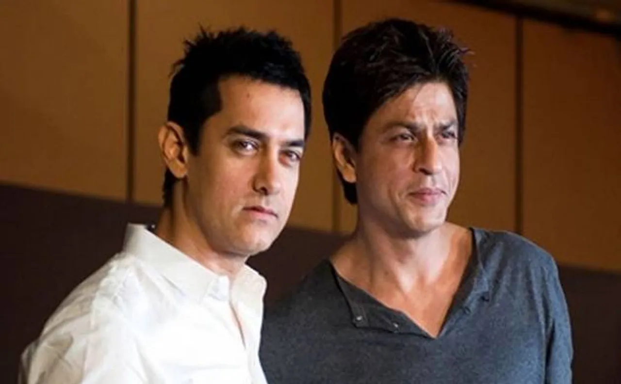 'Thanks Aamir & Kiran for giving me honour to stand in for you': SRK after attending Satyamev Jayate Water Cup Awards