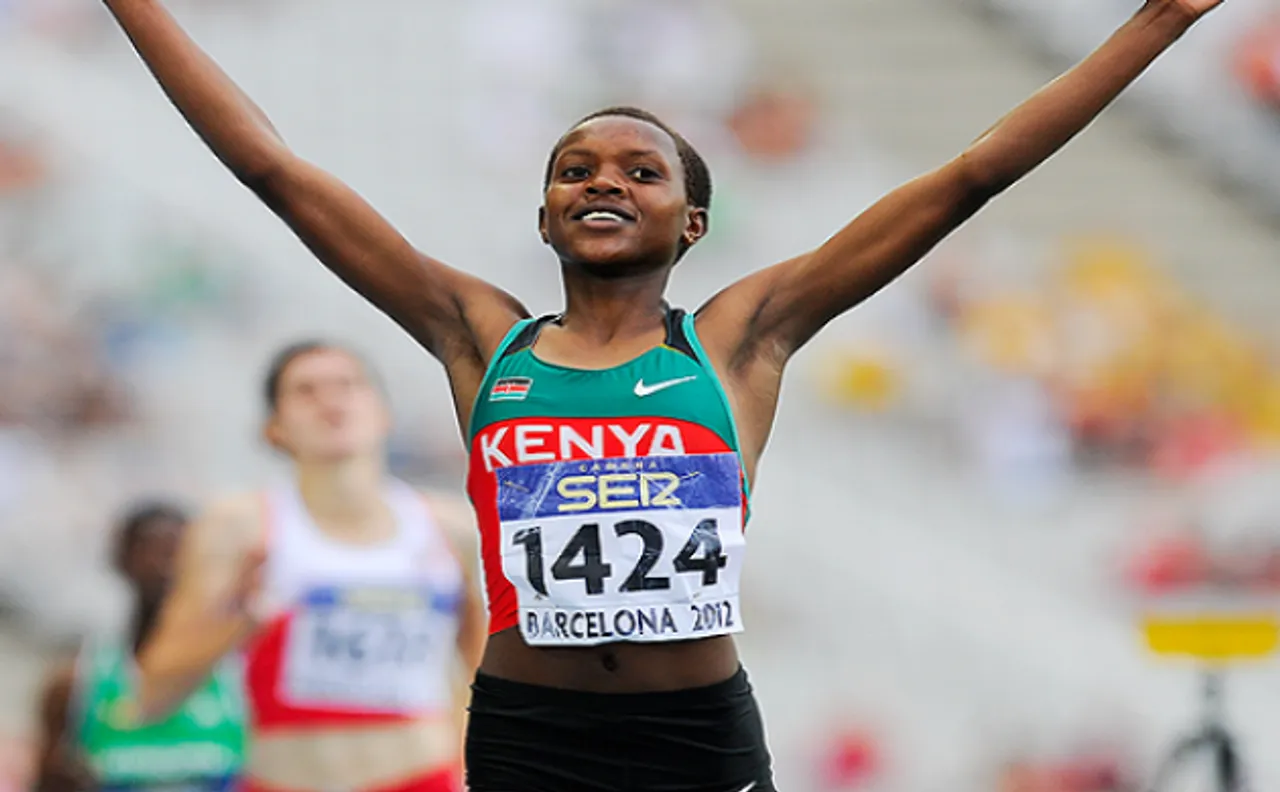 IAAF World Athletics Championships: Kenya's Faith Kipyegon clinches women's 1500 m gold, Jamaica's Omar McLeod wins 110 m hurdles