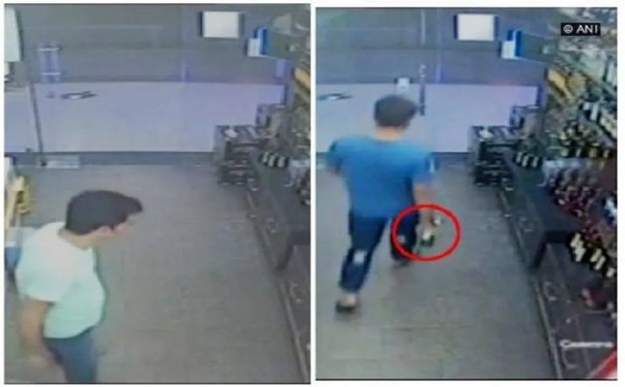 Chandigarh stalking case: CCTV footage shows Vikas bought alcohol before incident