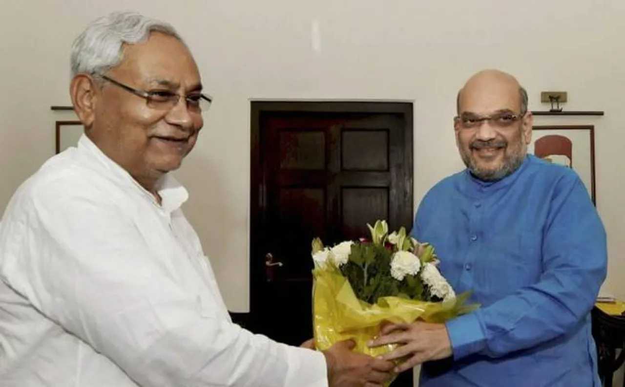 BJP President Amit Shah invites JD(U) chief Nitish Kumar to join NDA, offers post of co-convener
