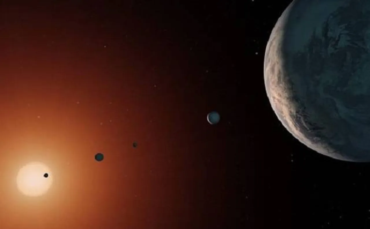 TRAPPIST-1 system of seven Earth-size planets is older than our solar system