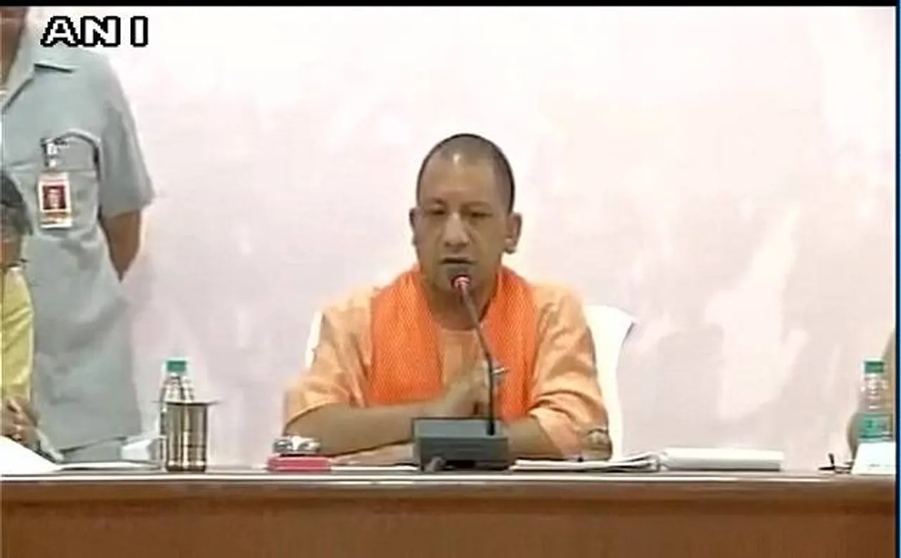 Yogi Adityanath conducts aerial survey of flood affected areas, instructs District Magistrates to speed up rescue and relief operations