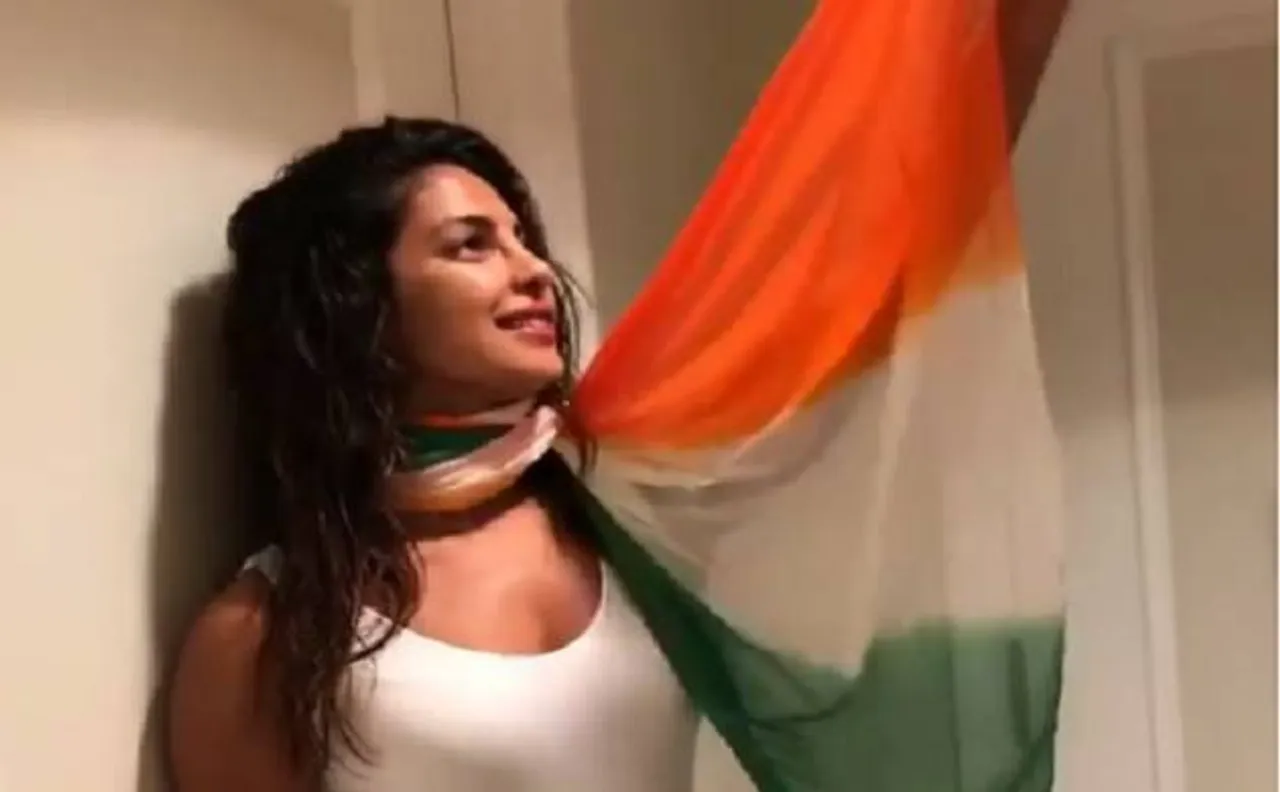 Priyanka Chopra slammed for wearing Tri-color dupatta on Independence Day