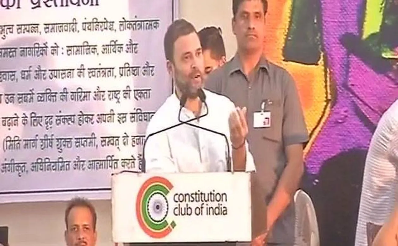 Rahul Gandhi at 'Sanjhi Virasat Bachao' event: 'PM Modi gave 'Make In India' but most things are 'Made In China'