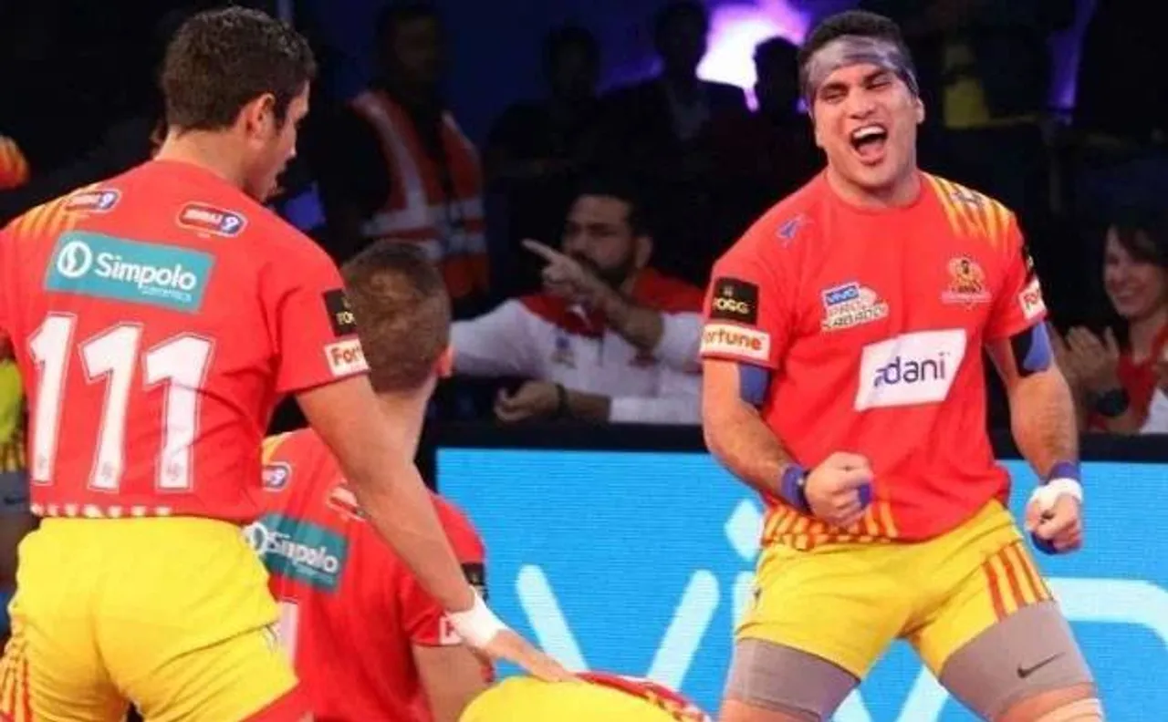 Pro-Kabaddi League 2017: Gujarat Fortunegiants thrash Telugu Titans 29-19, Haryana Steelers-Tamil Thalaivas draw match