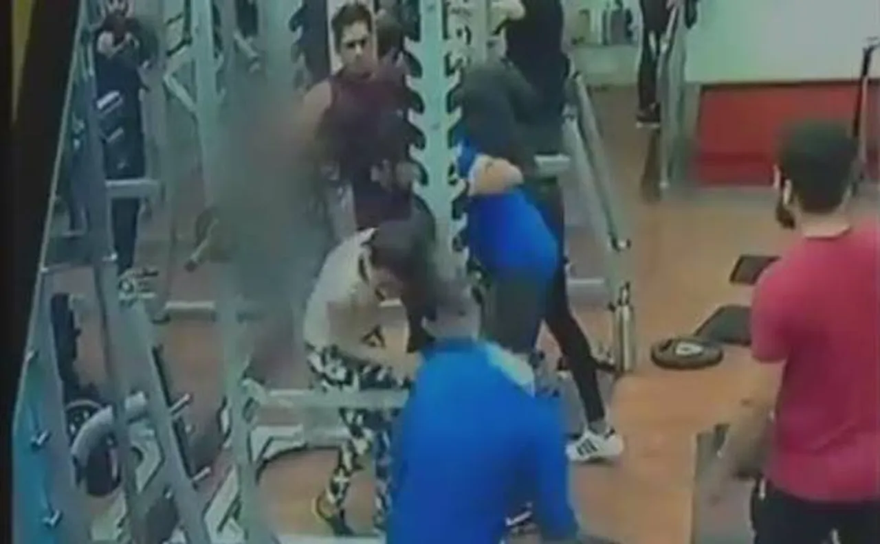 Indore: Man punches, kicks woman at gym; CCTV captures entire incident