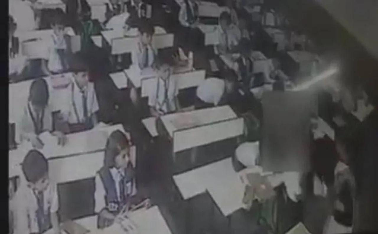 Watch | Lucknow teacher repeatedly slaps class III student for not responding to roll call