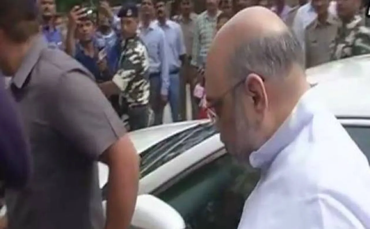 Ahead of cabinet rejig, BJP prez Amit Shah reaches Vrindavan to attend RSS coordination meeting