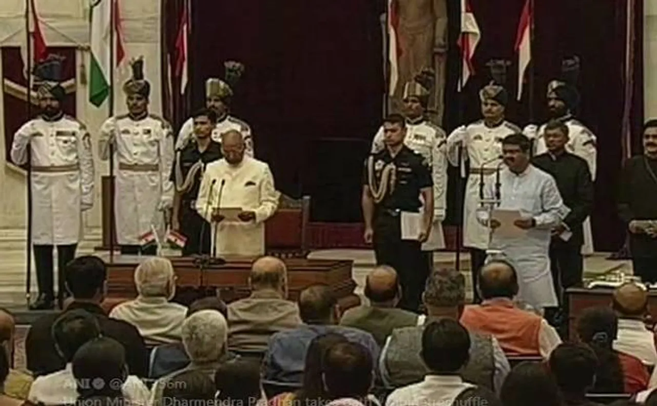 Cabinet reshuffle: Nine new ministers join Modi govt; four elevated to Cabinet ranks