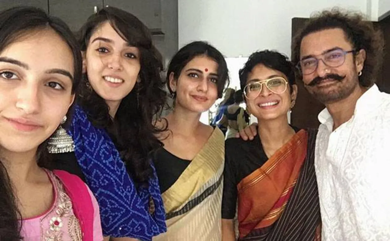 Aamir Khan celebrates Eid with onscreen daughter Fatima Sana Sheikh (see pics)