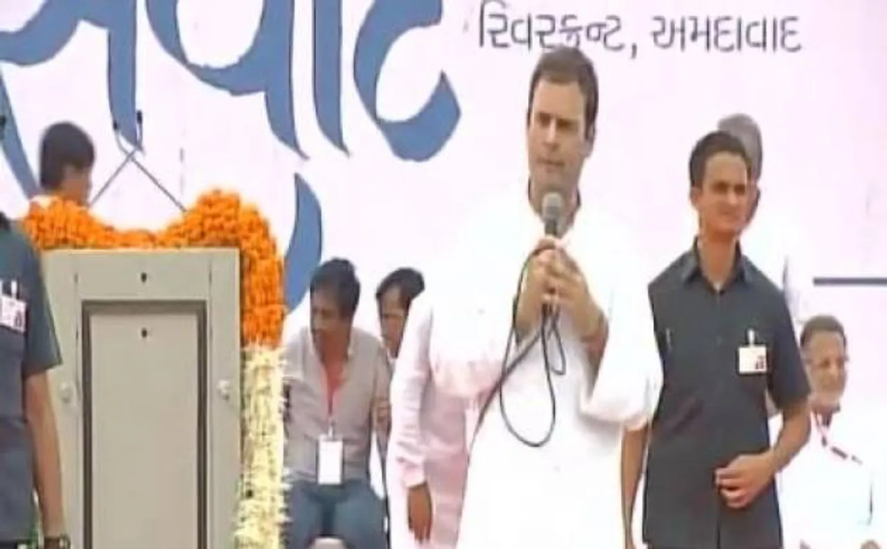 Rahul Gandhi targets BJP, says Congress will win Gujarat Assembly polls