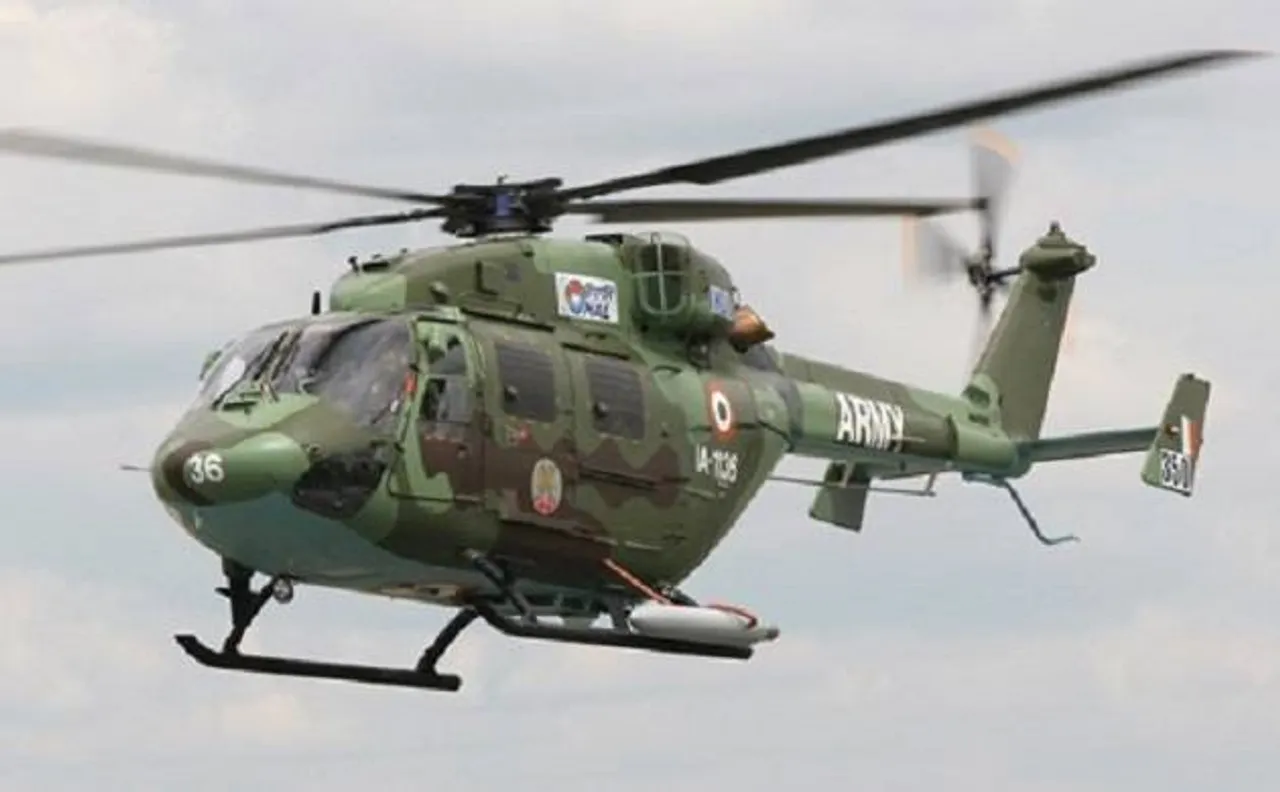 Dhruv army helicopter crashes in eastern Ladakh, all crew members safe