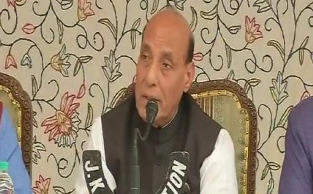 Rajnath says Centre's top priority is to maintain peace in Valley