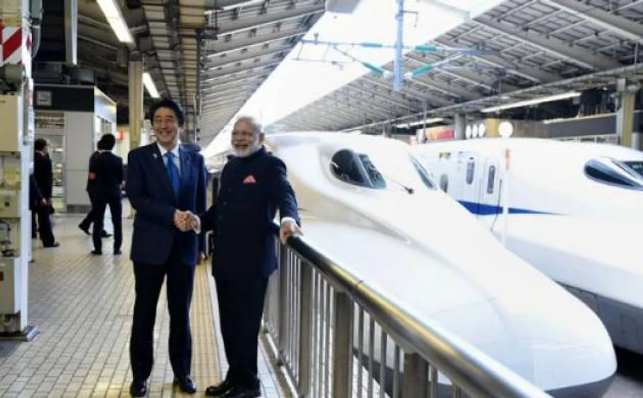 PM Narendra Modi and Japanese PM Shinzo Abe to lay bullet train foundation stone on Sept 14