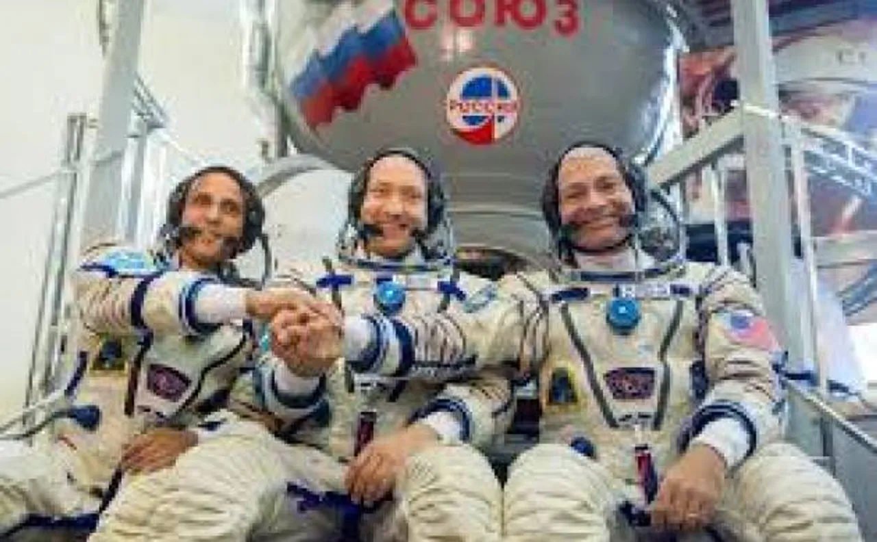 Watch Video: Soyuz MS-06 spacecraft carrying three crew members to ISS launched from Baikonur, Kazakhstan