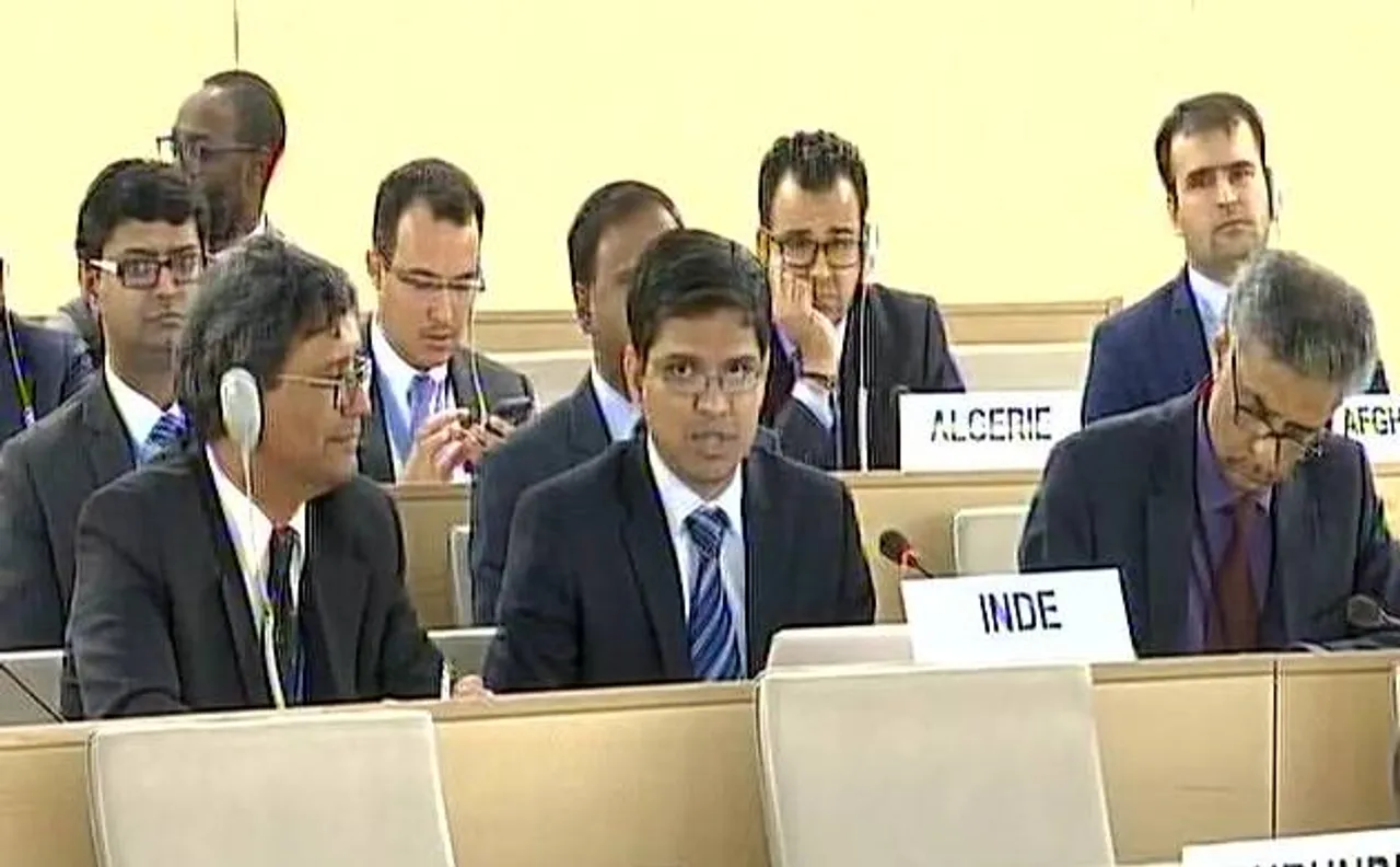 India calls Pakistan 'face of international terrorism' at UNHCR