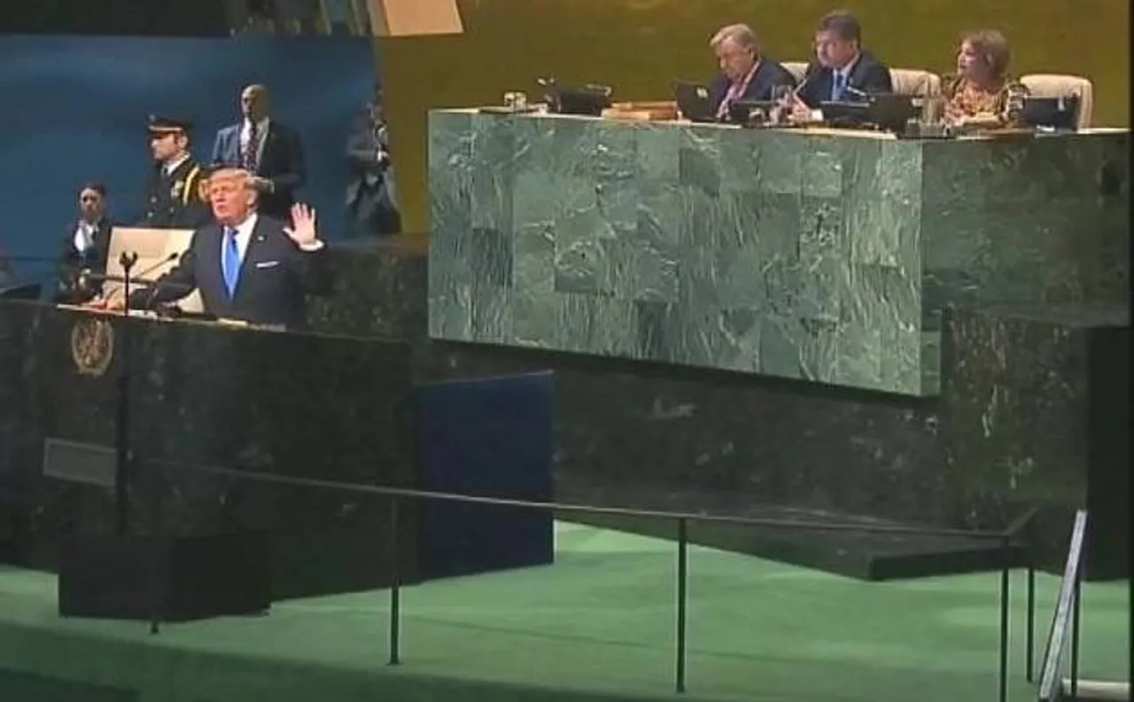 President Donald Trump at UNGA: United States may have to 'destroy' North Korea