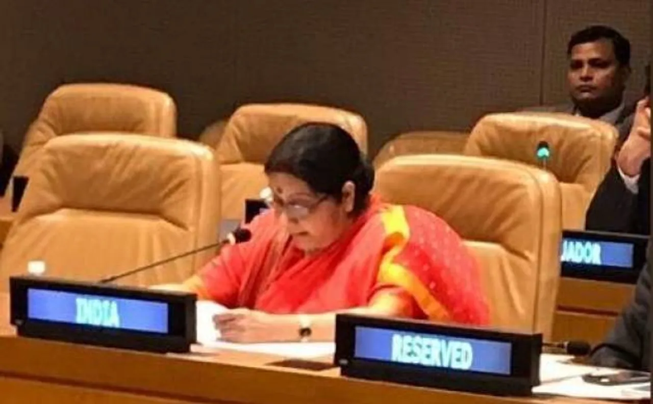 India at NY: Swaraj reaffirms Indiaâ€™s commitment to Palestinian cause at NAM ministerial meet 