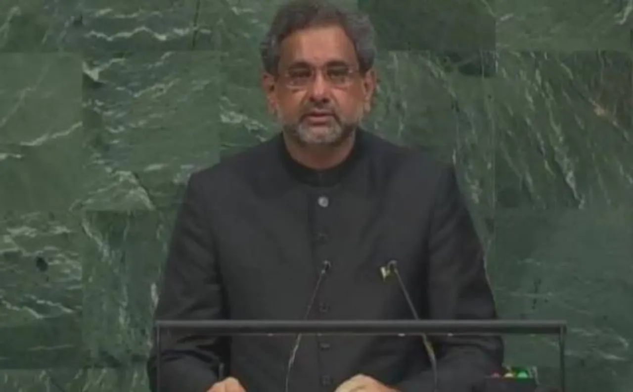 UNGA 2017: Pakistan PM Abbasi accuses India of human rights violations in Kashmir, asks UN to appoint special envoy