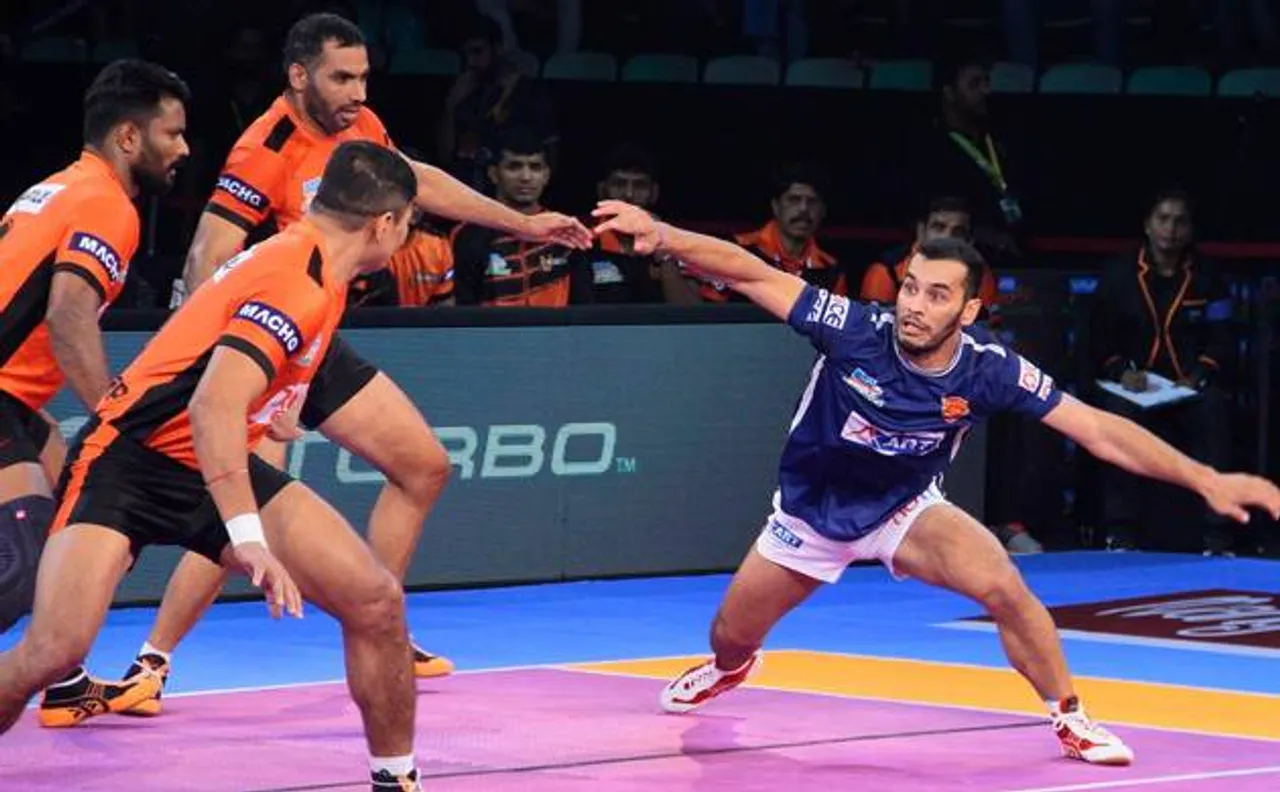 Pro-Kabaddi League 2017: U-Mumba defeat Dabang Delhi 30-28 in thrilling encounter