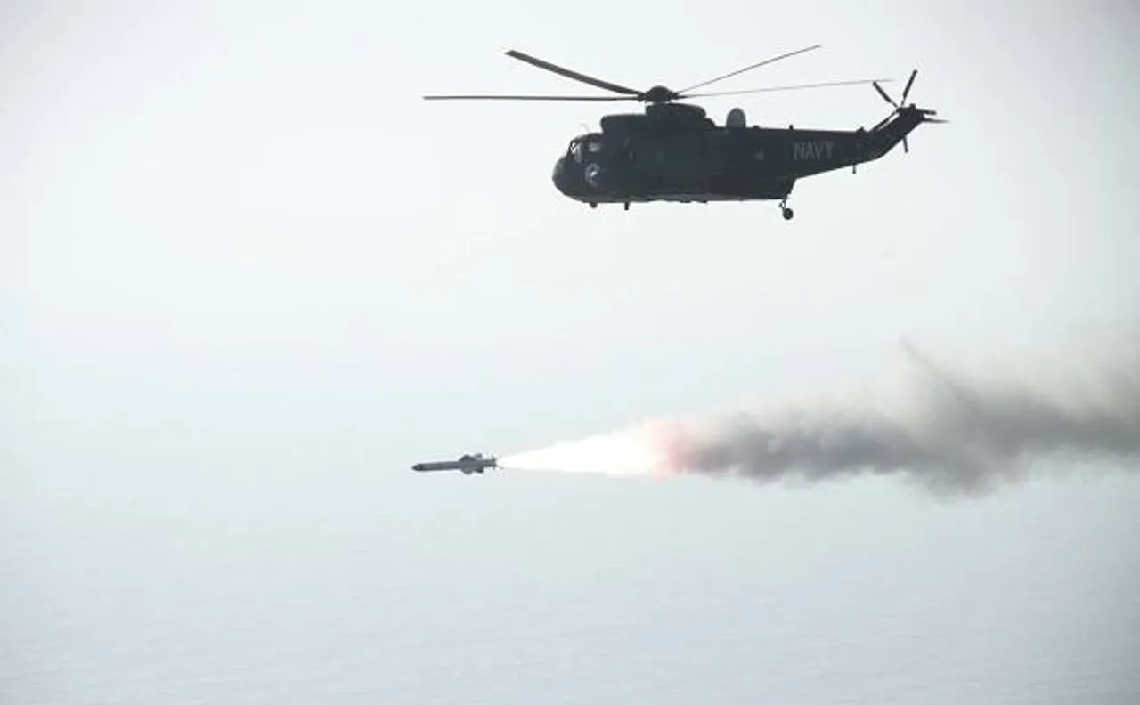 Pakistan Navy successfully test fires anti-ship air to sea level missile