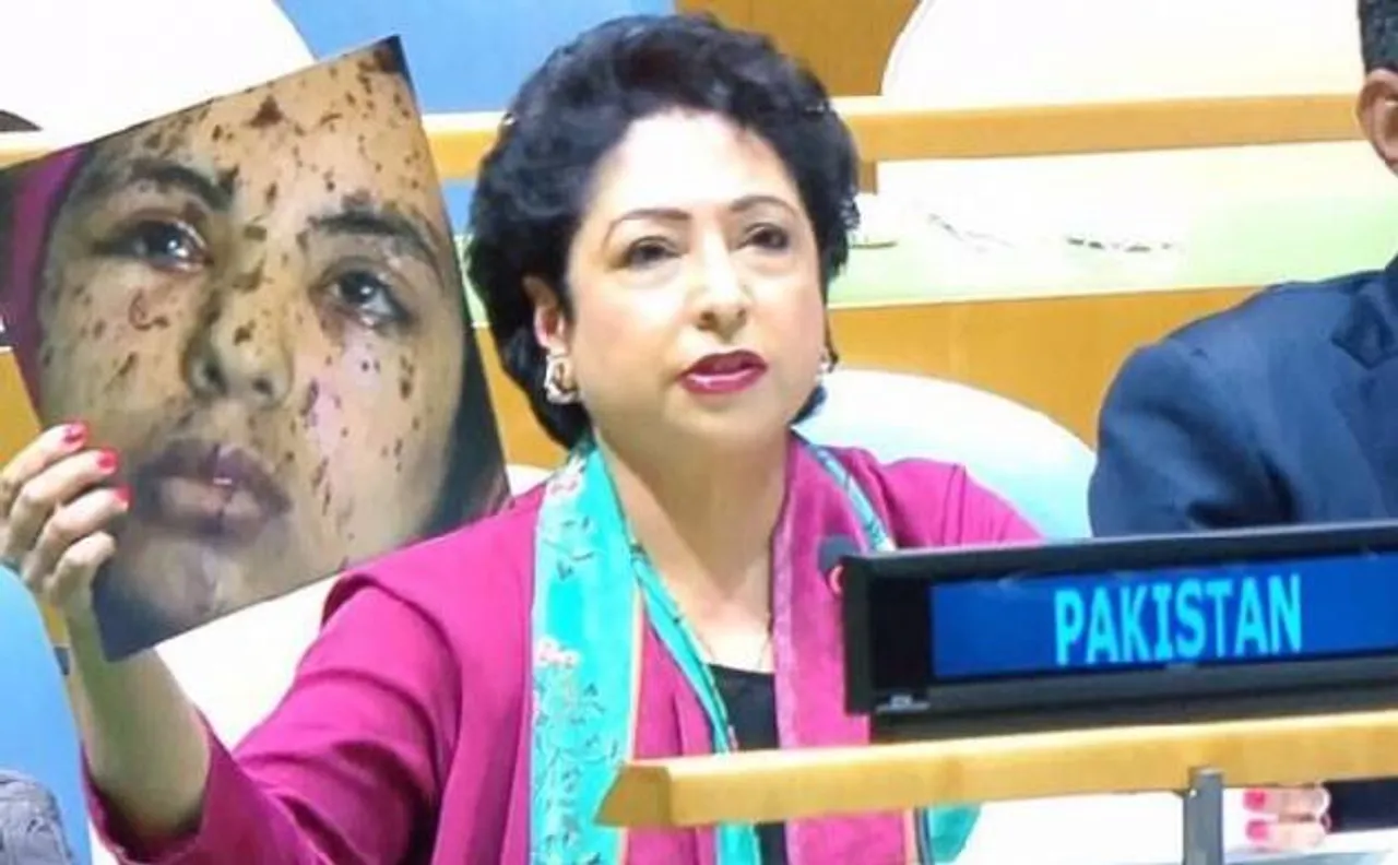 UN Assembly: Pakistan diplomat goofs up, brandishes 2014 Gaza Strip image as one from Kashmir