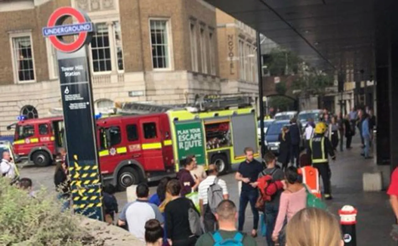 Explosion at London Tower Hill station triggers panic among passengers