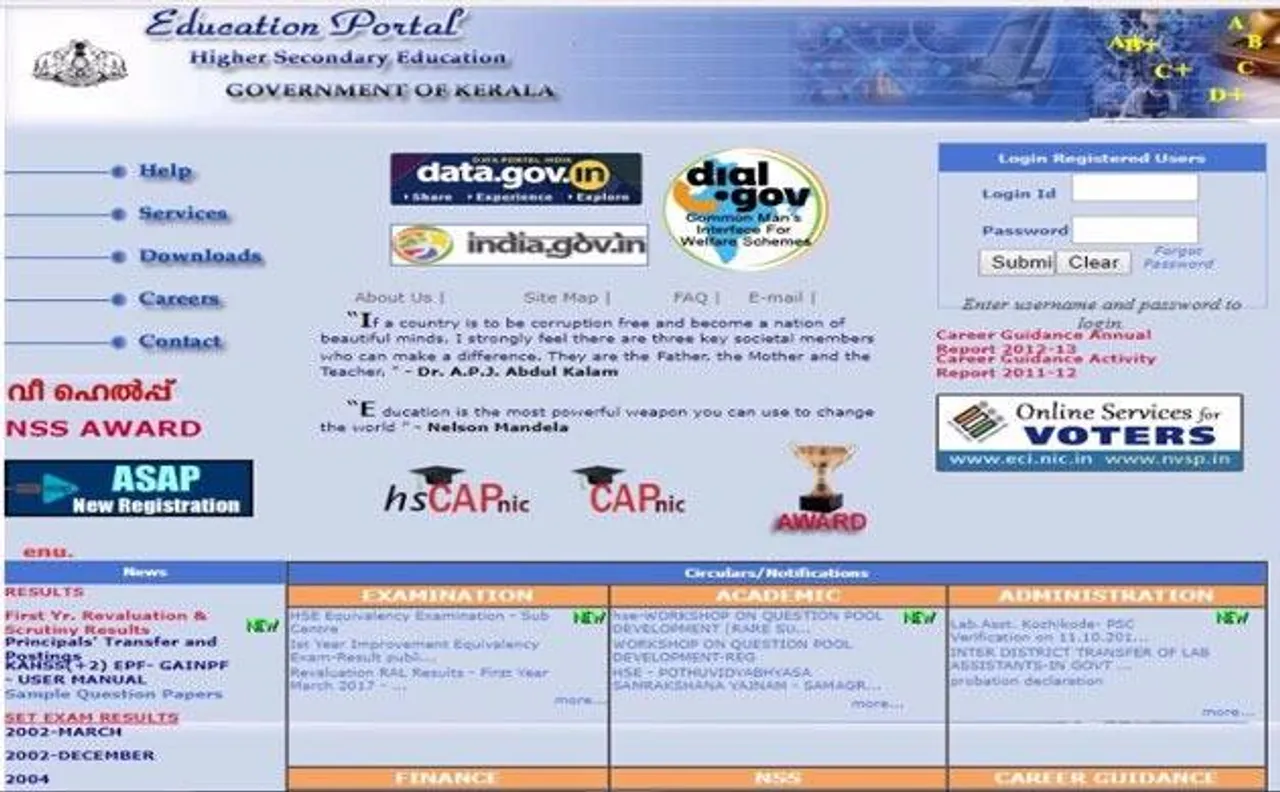 Results for DHSE Kerala exam declared for 2017 at dhsekerala.gov.in 