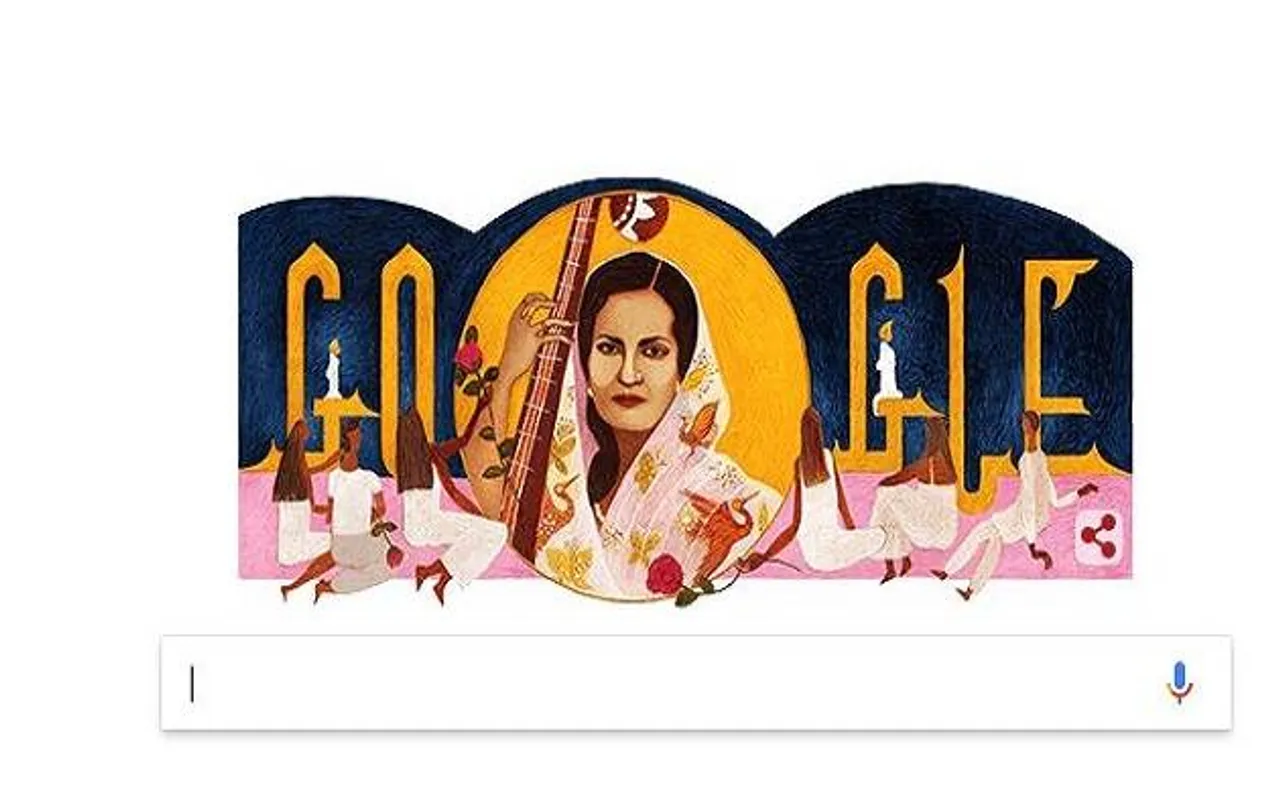 Begum Akhtar's 103rd birth anniversary: See how Google doodle pays tribute to Mallika-e-Ghazal