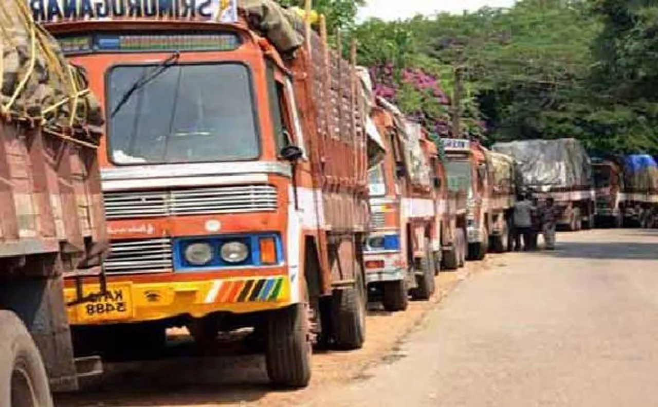 All India truckers go on 2-day token strike, demand inclusion of diesel in GST