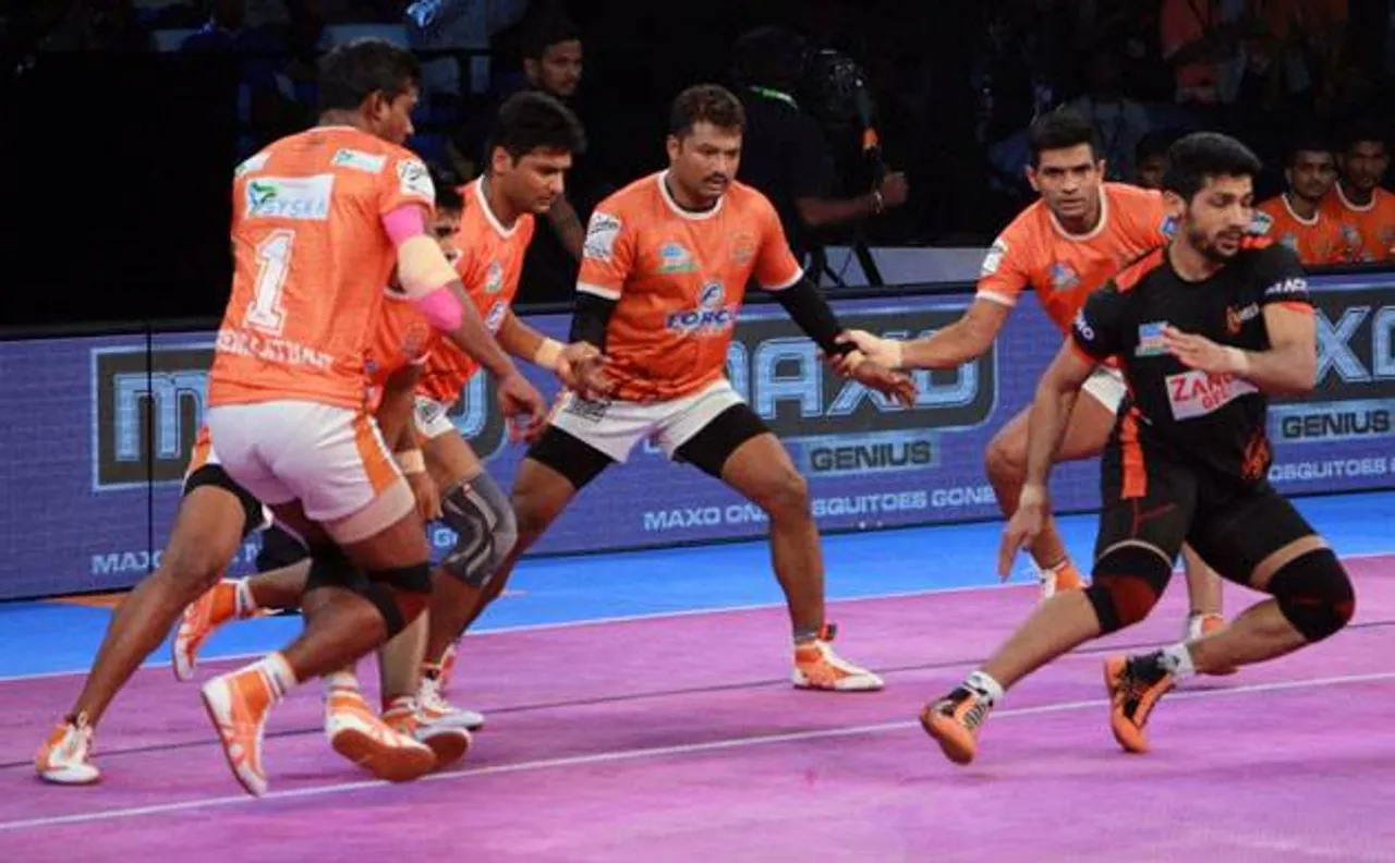 Pro-Kabaddi League 2017: Puneri Paltan trounce U Mumba 43-24 in crucial encounter, Tamil Thalaivas beat Patna Pirates 40-37