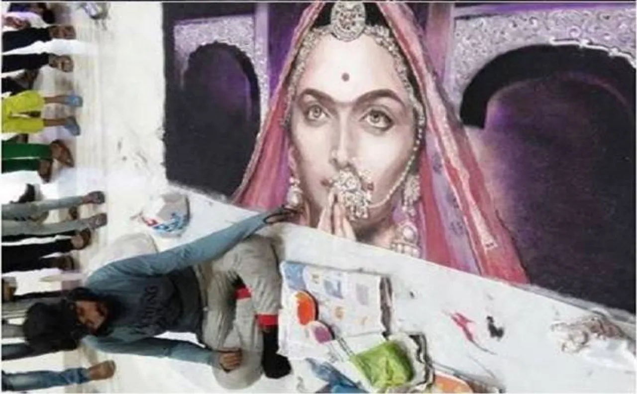 Padmavati: Amid chants of Jai Shree Ram, Rangoli vandalized by miscreants in Surat