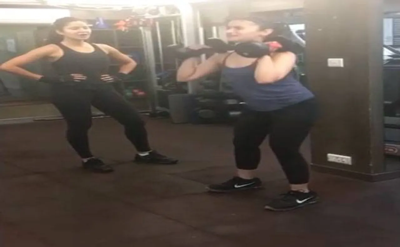 Tiger Zinda Hai actress Katrina Kaif becomes Alia Bhatt's super strict fitness coach (watch video) 