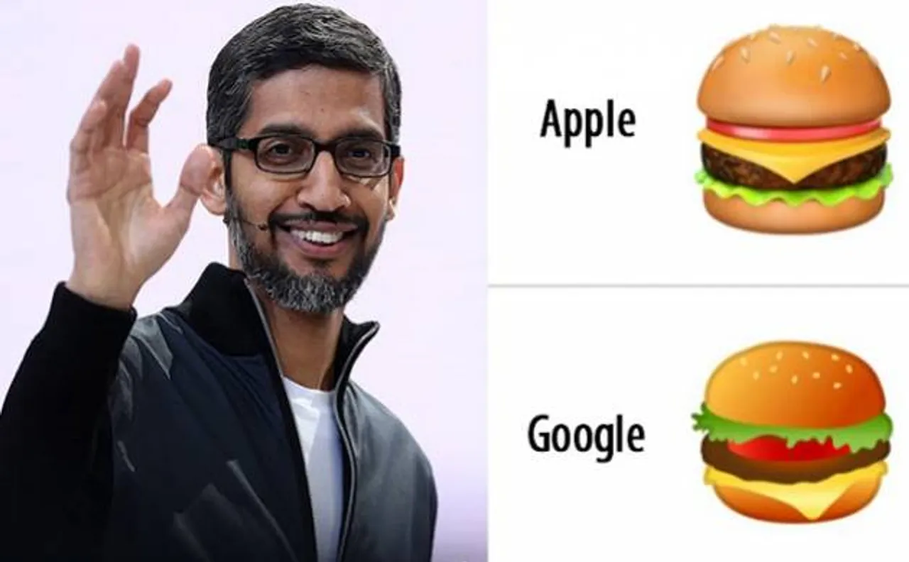 'Cheesy' brainstorming over apt order of cheese in burger, Google CEO Sundar Pichai promises to fix cheeseburger emoji